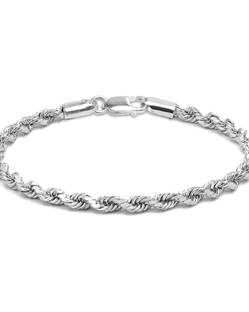 Rope Chain Bracelet - Silver