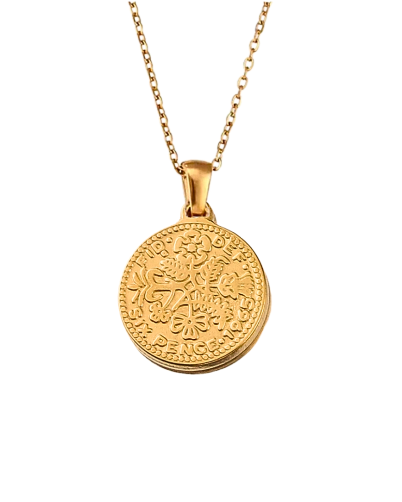 Pence Necklace - Gold