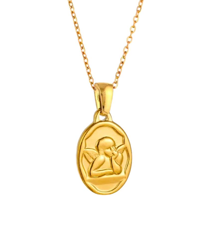 Halo Pendant Necklace - Gold