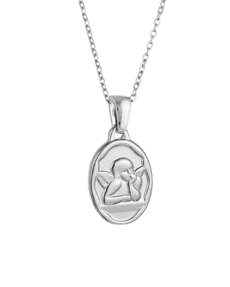 Halo Pendant Necklace - Silver