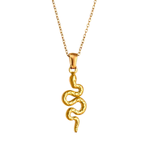 Venom Pendant Necklace - Gold